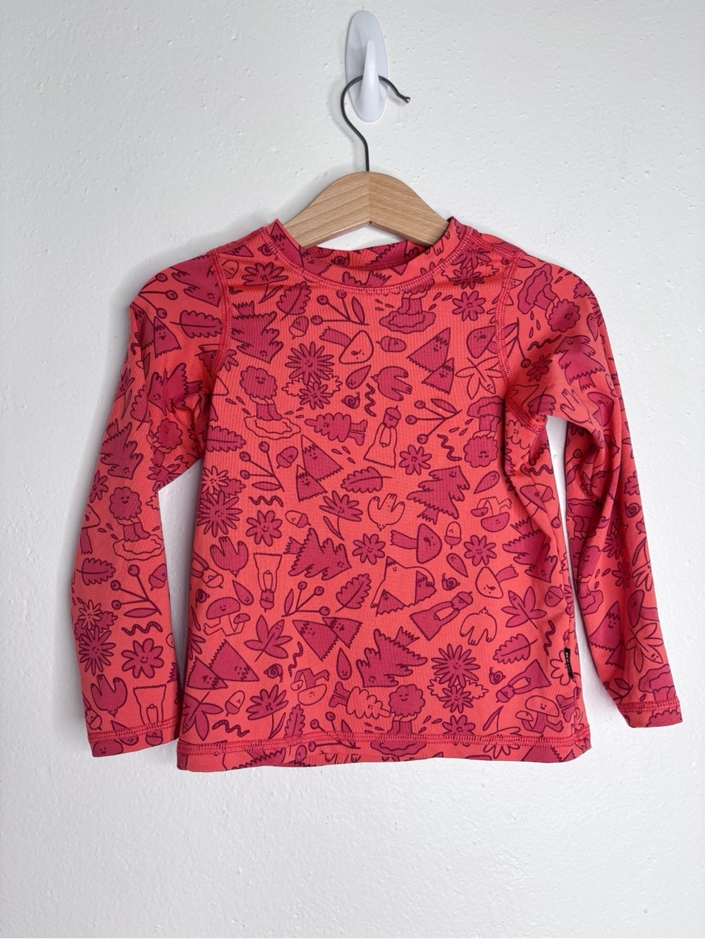 REI Co-Op Toddler Crew Base Layer Top Orange Size 3T EUC